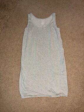 Time and Tru Light Gray Tank Chemise maternity size XL